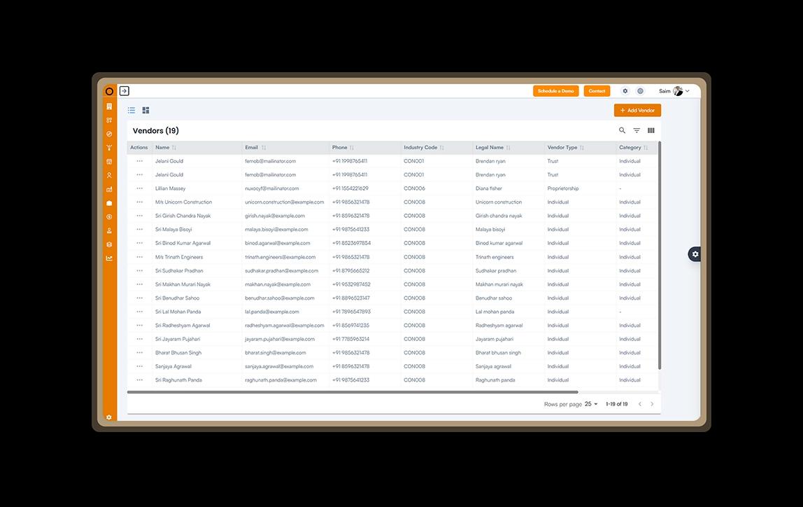 Vendor Management